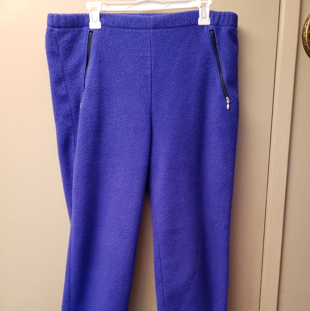 Vintage L L Bean Mens Sz. MEDIUM Fleece Ski Pants!